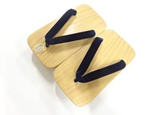 未使用品　男物　桐下駄(24.5センチ)